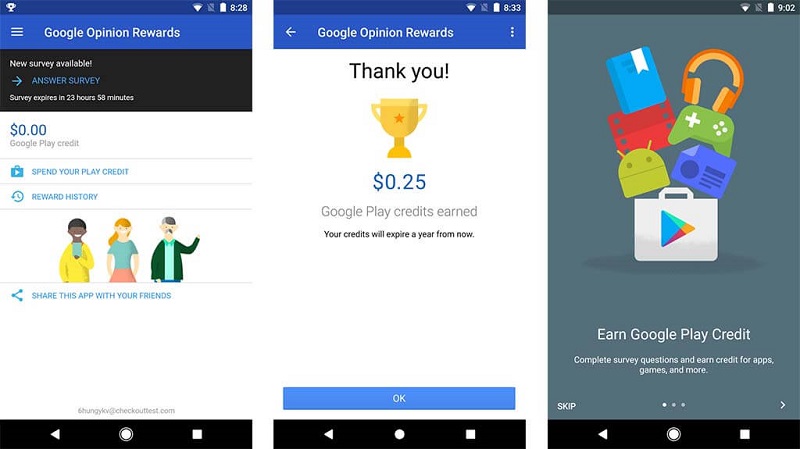 Como usar o Google Opinion Rewards para ganhar recompensas